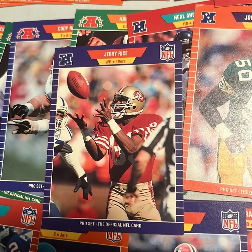 1989‎ NFL Pro Football Cards Jerry Rice lot
